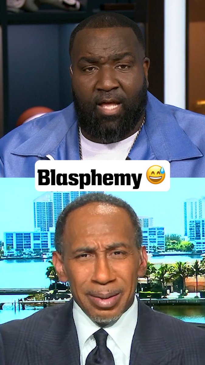 Stephen A Smith was taken aback 😭