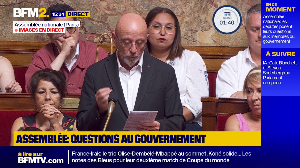 Climat: "Depuis plus de 9 ans, nous avons des gouvernements irresponsables qui ne nous protègent pas", déplore Christophe Bex, député LFI de la Haute-Garonne #BFM2