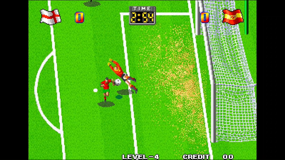 "Evercade has so many soccer games!" Yeah? And??? We're nearly two weeks into the World Cup, and have we mentioned it yet? NO, we haven't. So there... Here are some great arcade football games on Evercade from TAITO Arcade 3 and NEOGEO Arcade 3! What's your favourite arcade football game?