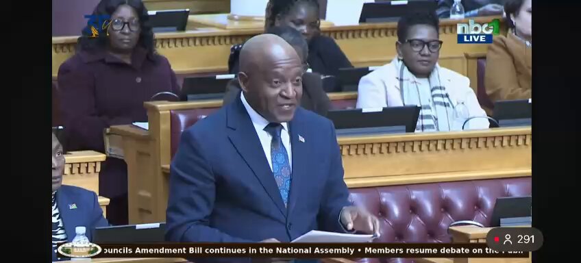 BREAKING: BRYAN EISEB FOR ACC ... Prime minister Elijah Ngurare on Tuesday tabled a motion in the National Assembly seeking approval for the nomination of Financial Intelligence Centre director Bryan Eiseb as the new director general of the Anti-Corruption Commission by president Netumbo Nandi-Ndaitwah. Paulus Noa’s term comes to an end this June. Report: Martin Endjala Video: NBC