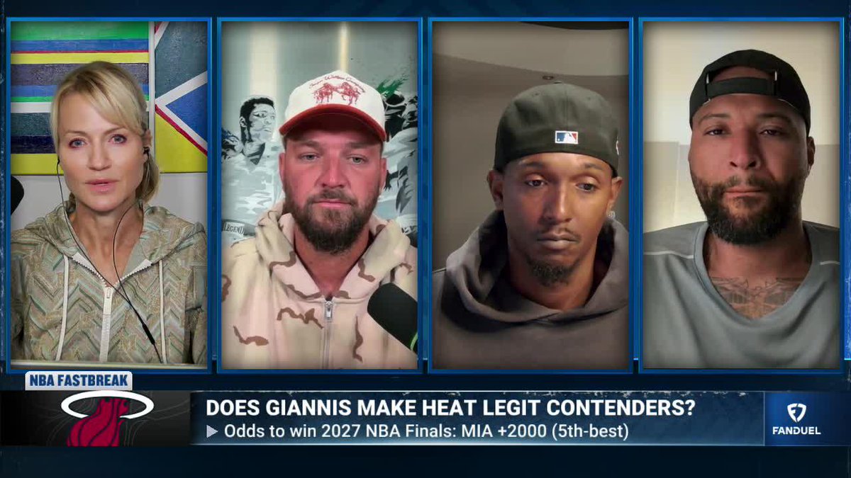 Boogie Cousins says Miami is just Milwaukee with palm trees 😅🌴 Teams that are clearly better than the Heat w/ Giannis: - Knicks - Pistons - Cavs - Hawks - Celtics Possibly better: - 76ers - Magic - Hornets Michelle Beadle | DeMarcus Cousins | Chandler Parsons | Lou Williams