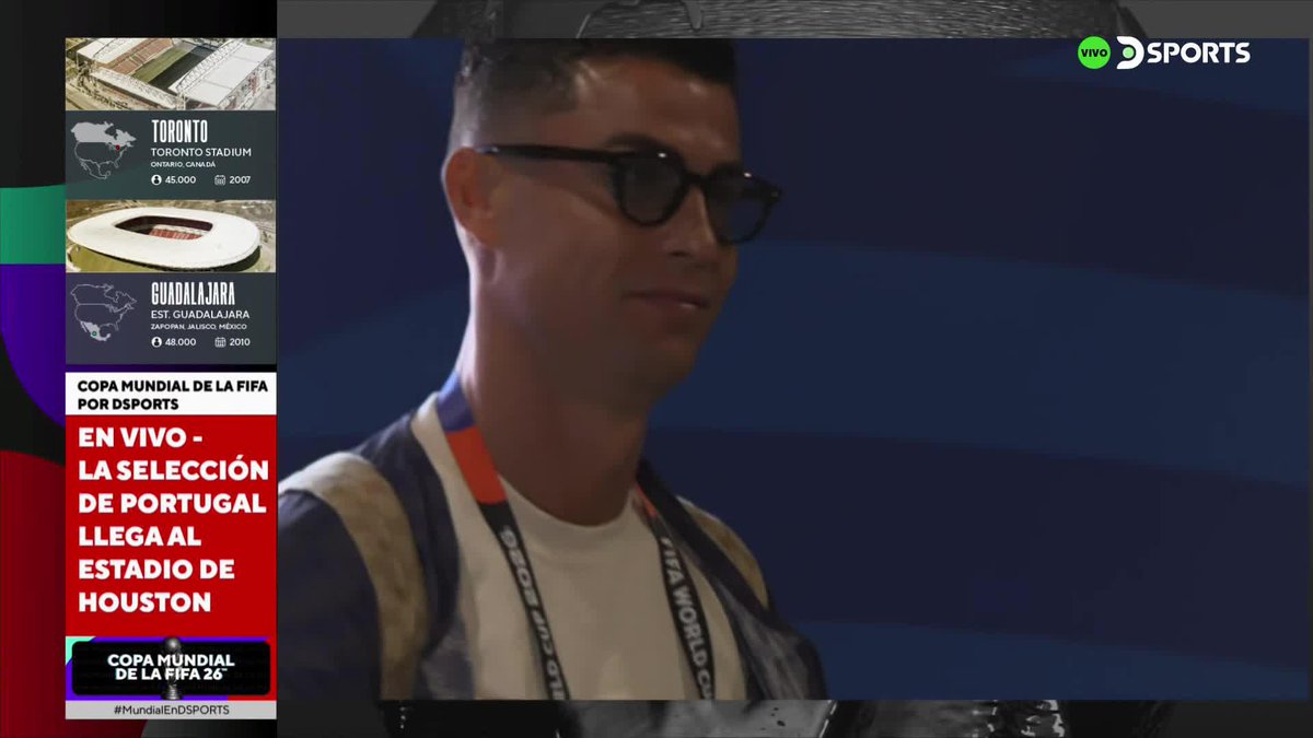 ¡PORTUGAL YA ESTÁ EN EL ESTADIO! 🇵🇹 Con Cristiano Ronaldo como bandera, el conjunto luso arribó al lugar de los hechos para enfrentar a Uzbekistán. #MundialEnDSPORTS #FútbolTotal