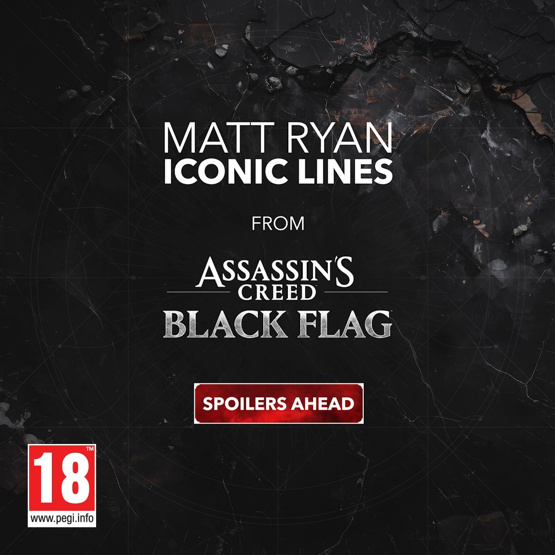 We had Matt Ryan react to some of Edward Kenway's most iconic lines. What's your all-time favorite Edward Kenway line? Drop it below ⬇️ 👉 Watch the full video on YouTube: