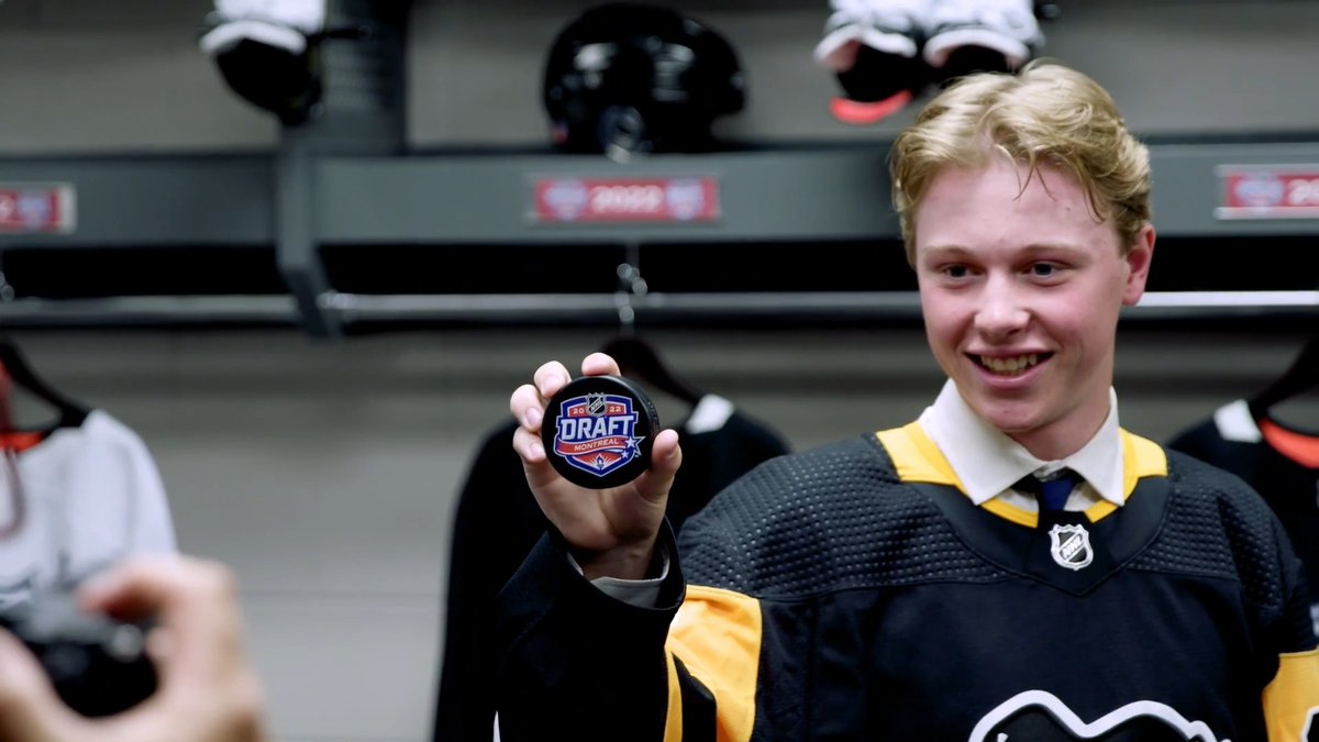 A playmaker on the rise 📈 Looking back at when the Penguins selected Zam Plante at the 2022 #NHLDraft.