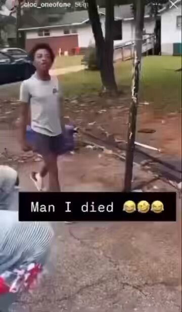 dude knocked her down with a basketball😭 sounded like a gun shot😭☠️💀