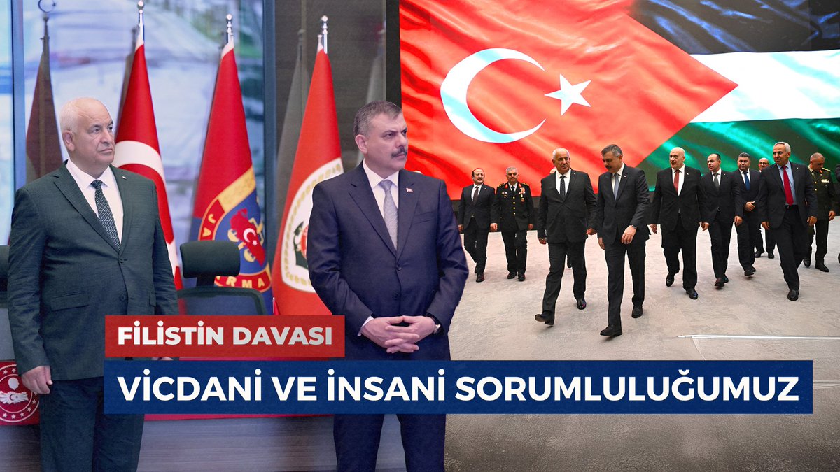 Kıymetli kardeşim Filistin İçişleri Bakanı Sayın Ziyad Hab El-Rih ve heyetini Bakanlığımızda ağırladık. Türkiye ile Filistin arasındaki bağ; yalnızca diplomatik ilişkilerle sınırlı değil, ortak tarihimizin, medeniyetimizin ve kardeşliğimizin üzerine inşa edilmiş güçlü bir gönül birlikteliğidir. Bu anlayışla gerçekleştirdiğimiz her buluşmayı, iki kardeş halk arasındaki dayanışmayı daha da güçlendiren kıymetli bir adım olarak görüyoruz. Görüşmemizde; Gazze’de ve işgal altındaki Filistin topraklarında yaşanan insani trajediyi, Filistin halkının ihtiyaçlarını ve kurumlarımız arasındaki iş birliğini ele aldık. Sayın Bakan; Filistin Cumhurbaşkanı Sayın Mahmud Abbas’ın, Sayın Başbakanın ve Filistin halkının selamlarını iletti ve "Filistin davasında Türkiye'nin sarsılmaz sağlam duruşunu tebrik ediyoruz. Yüreğimizi soğutan girişimlerinizi biliyoruz. Tarihsel haklarımızı alana kadar mücadelemize devam edeceğiz" ifadelerini kullandı. Sayın Ziyad Hab El-Rih, AFAD'ımız, Göç İdaresi Başkanlığımız ve Emniyet Genel Müdürlüğümüzün Filistin halkına verdiği destekten duydukları memnuniyeti belirtti. Muhterem Cumhurbaşkanımız Recep Tayyip Erdoğan’ın liderliğinde; Filistin davasını bir vicdan, adalet ve insanlık meselesi olarak görmeye, kardeş Filistin halkının yanında kararlılıkla durmaya devam edeceğiz. 🇹🇷🇵🇸 Allah; Mescid-i Aksa'nın huzura kavuştuğu, Kudüs'ün yeniden barışın ve kardeşliğin sembolü olduğu günlere bizleri eriştirsin.