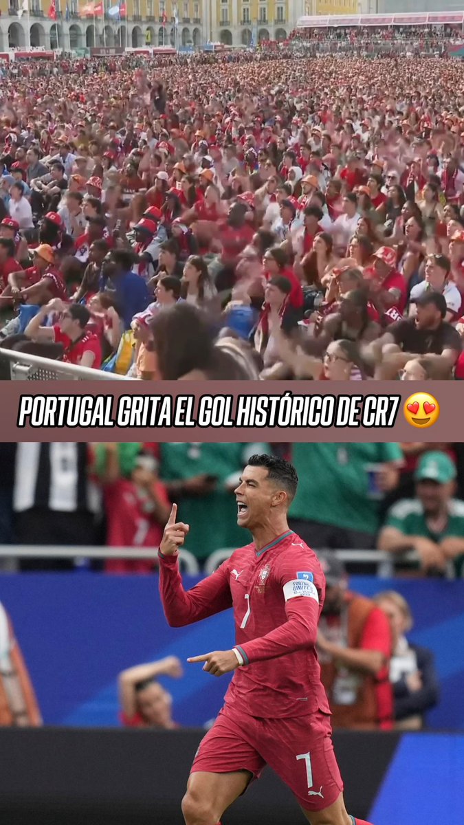😍 🇵🇹 ¡EL MOMENTO EXACTO DEL GOL DEL BICHO! Así se celebró el tanto de Cristiano Ronaldo en Lisboa, Portugal. ¡SIIIIIIIUUUUUUUUU! 👏