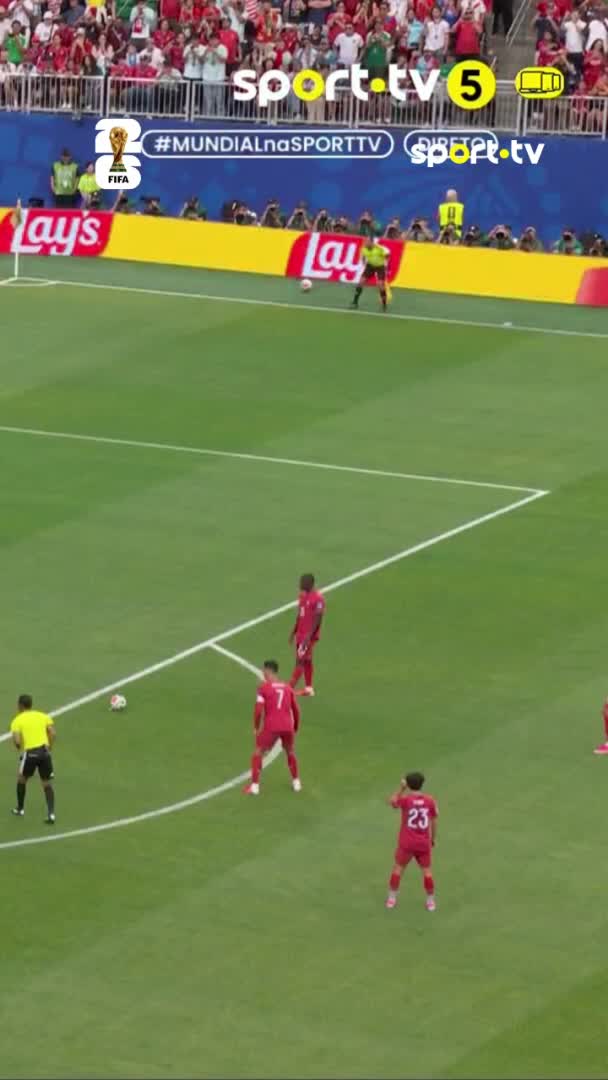 Nuno Mendes dobra a vantagem portuguesa 😍 #sporttvportugal #MUNDIALnaSPORTTV #MundialFIFA2026 #Portugal #Uzebequistão