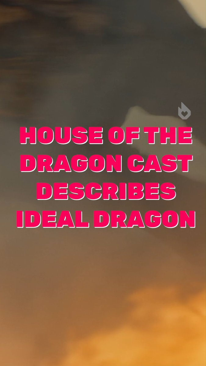 We asked the #HouseOfTheDragon cast to describe their ideal dragon 🐲