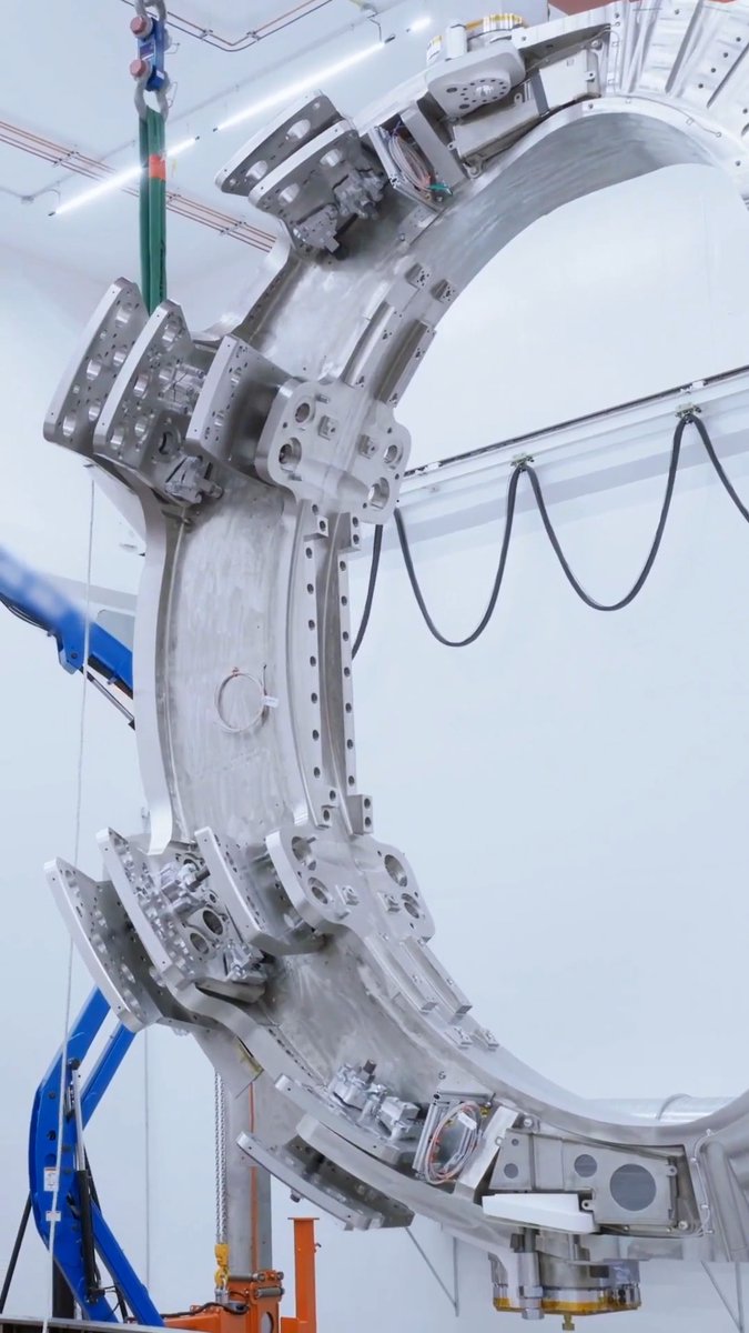 So how do you confine a superhot, 100M°C fusion plasma? With superstrong magnets, of course. 🧲 We've now installed three of the 18 toroidal field (TF) magnets needed for our SPARC fusion demonstration machine. TF magnets are one of the three major magnet types we'll use in SPARC (the others being the poloidal field and central solenoid magnets) to corral the plasma once the machine is operating. Because plasma is made up of charged particles, it responds to a magnetic field. It's a technique refined over dozens of earlier tokamaks built around the world that manage this highly energetic cloud of particles that's hotter than the center of the sun. #SPARC #Magnets #FusionEnergy