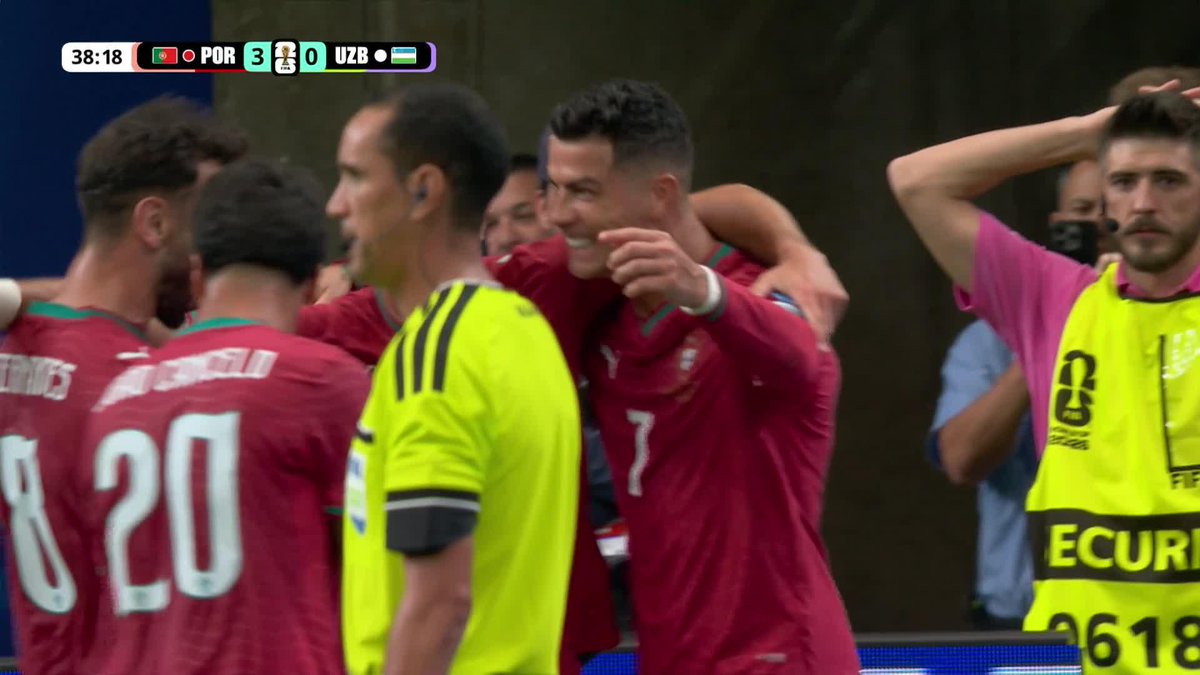 RONALDO HAS ANOTHER! Cristiano Ronaldo slots home his second of the match and now leads Portugal in goals all-time at the World Cup.