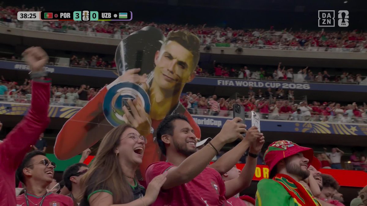 NUNCA, NUNCA, NUNCA DUDEN DE CRISTIANO RONALDO 🇵🇹🙌🏻 El "SIU" sonando más alto que nunca, el "SIU" sonando por segunda vez 🎯🎯 #DAZNMundial #FIFAWorldCup