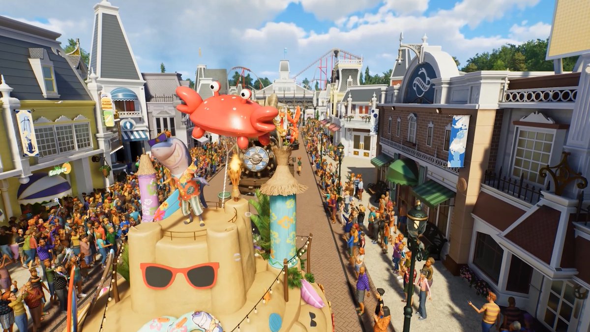 Craft and design your ultimate centre avenue for your spectacular parades to weave through. Plus, there are over 200 new Small Town scenery pieces to choose from - if you can dream it, you can build it! 🔨 Planet Coaster 2: Parades Pack arrives June 25. Learn more: