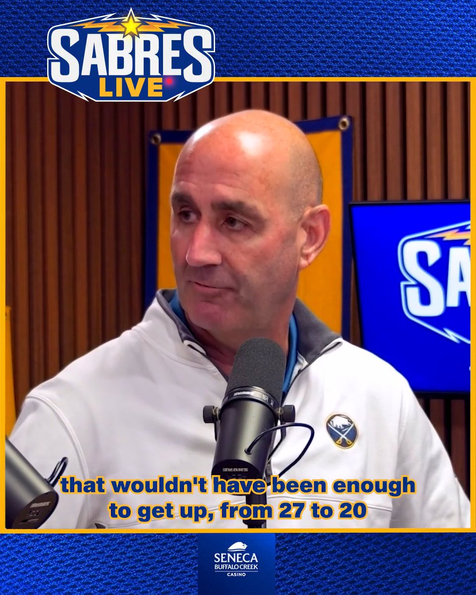 "I consider it high value getting up those seven spots" Assistant GM Jerry Forton didn't hold back on the significance of the Buffalo Sabres trading ⬆️ to #20 Watch Jerry's full chat from today's Sabres Live ➡️