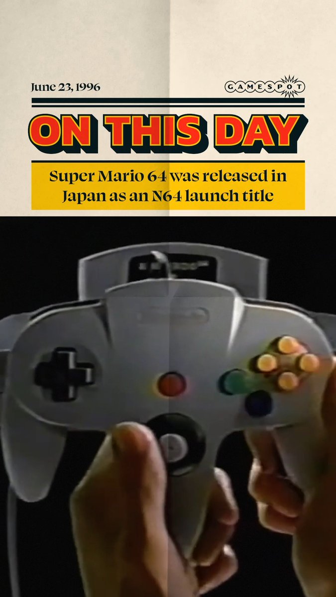 30 years ago today, Super Mario 64 was released in Japan 🍄