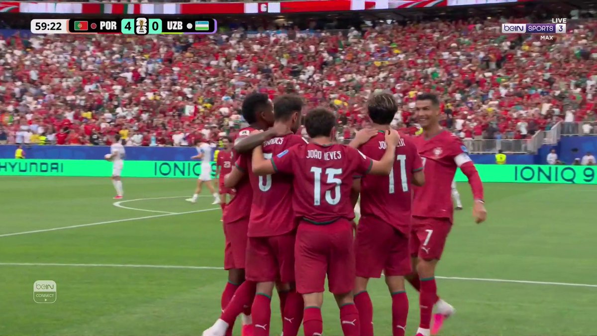 حارس أوزبكستان نعماتوف يسجّل بالخطأ في مرمى منتخب بلاده ويمنح البرتغال الهدف الرابع 📦 اشترك الآن 👇 🔗 📱 #كأس_العالم2026 | #مونديال2026 | #كأس_العالم #FIFAWorldCup2026 | #FIFAWorldCup | #beINWC26