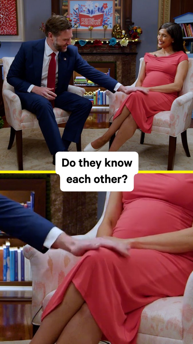 Mind you — this is the most chemistry we’ve ever seen between JD and Usha Vance