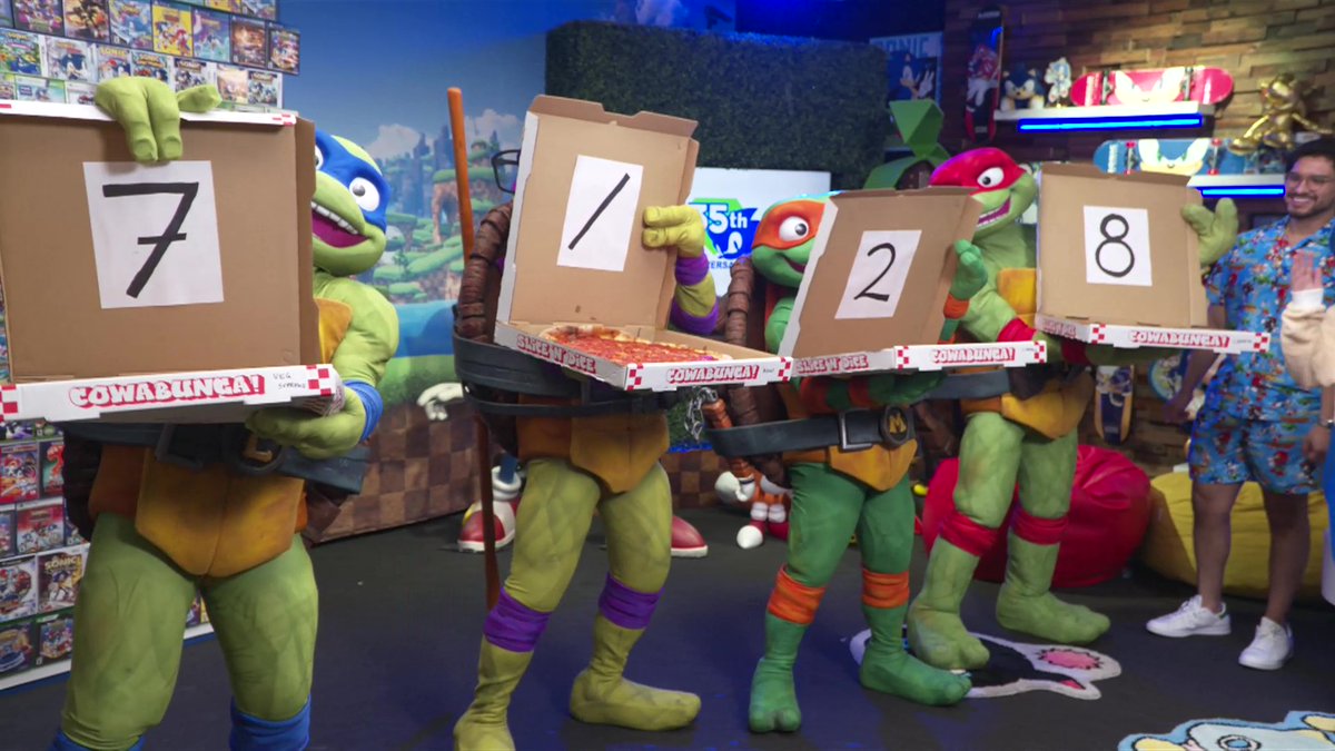 Special delivery! 🍕 TMNT: Mutant Mayhem is coming to Sonic Racing: CrossWorlds on July 28th, 2026!