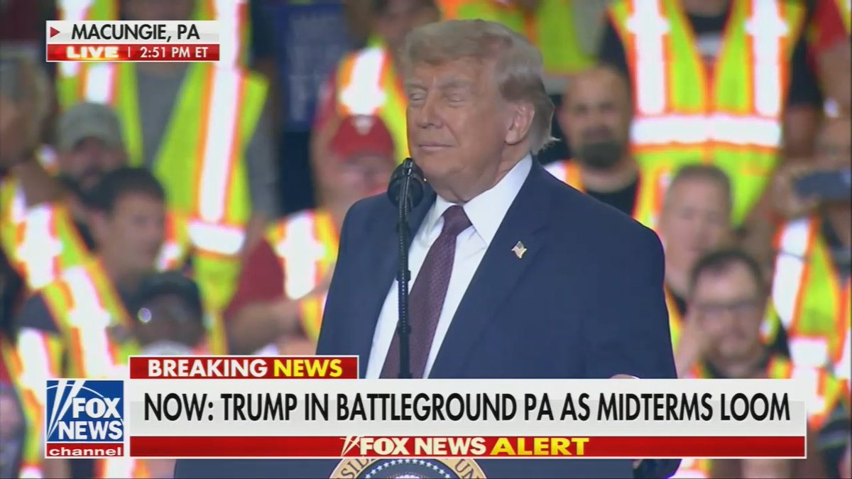 Trump says he'd like to run for a third term: "Maybe we should run again. Should we run one more time? I'd like to do that"
