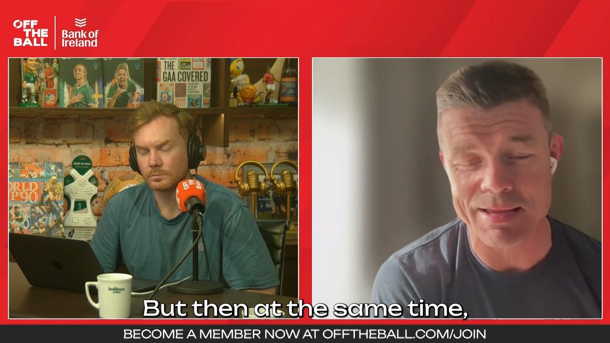 🗣️ 'I had someone call me three weeks ago... very successful businessman... saying 'we need to make sure James Lowe stays in Ireland and I'm more than happy to make up the difference!'' Brian O'Driscoll reveals how an unidentified Leinster supporter almost helped keep James Lowe in Leinster and Ireland! | 🏉 Rugby on Off The Ball with Bank of Ireland | #NeverStopCompeting