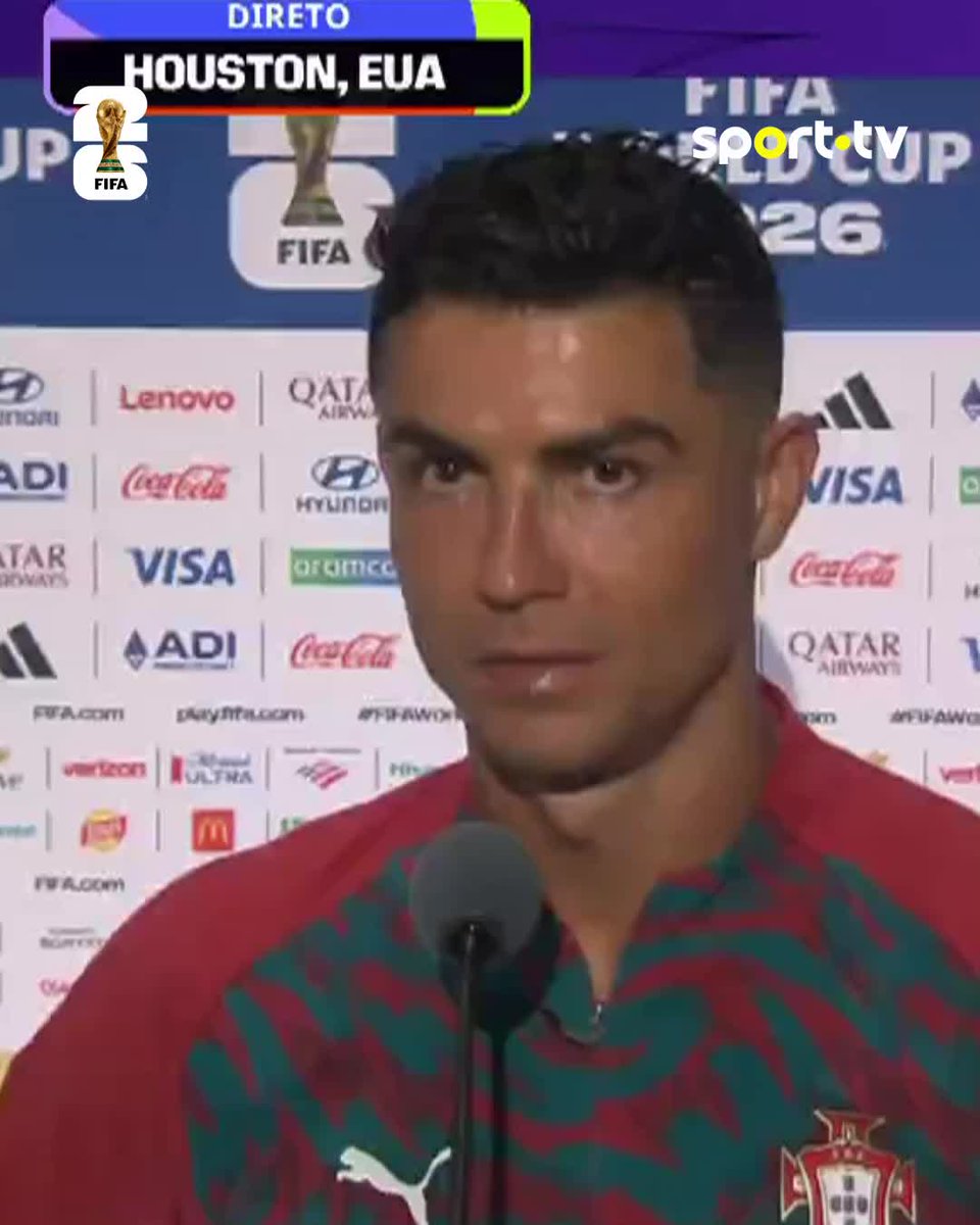 Mais cedo ou mais tarde, ele aparece sempre 🐐 #sporttvportugal #MUNDIALnaSPORTTV #MundialFIFA2026 #Portugal #Uzebequistão