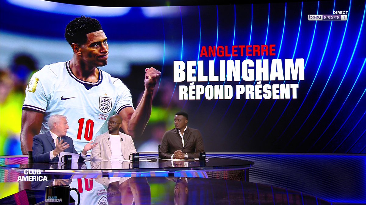 🏆🌎 #ClubAmerica 🏴󠁧󠁢󠁥󠁮󠁧󠁿Jude Bellingham répond présent pour le moment lors de ce Mondial ! #beINFWC2026