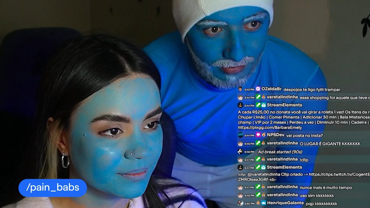 Eles são os Smurfs? Não conheço bem! Babs