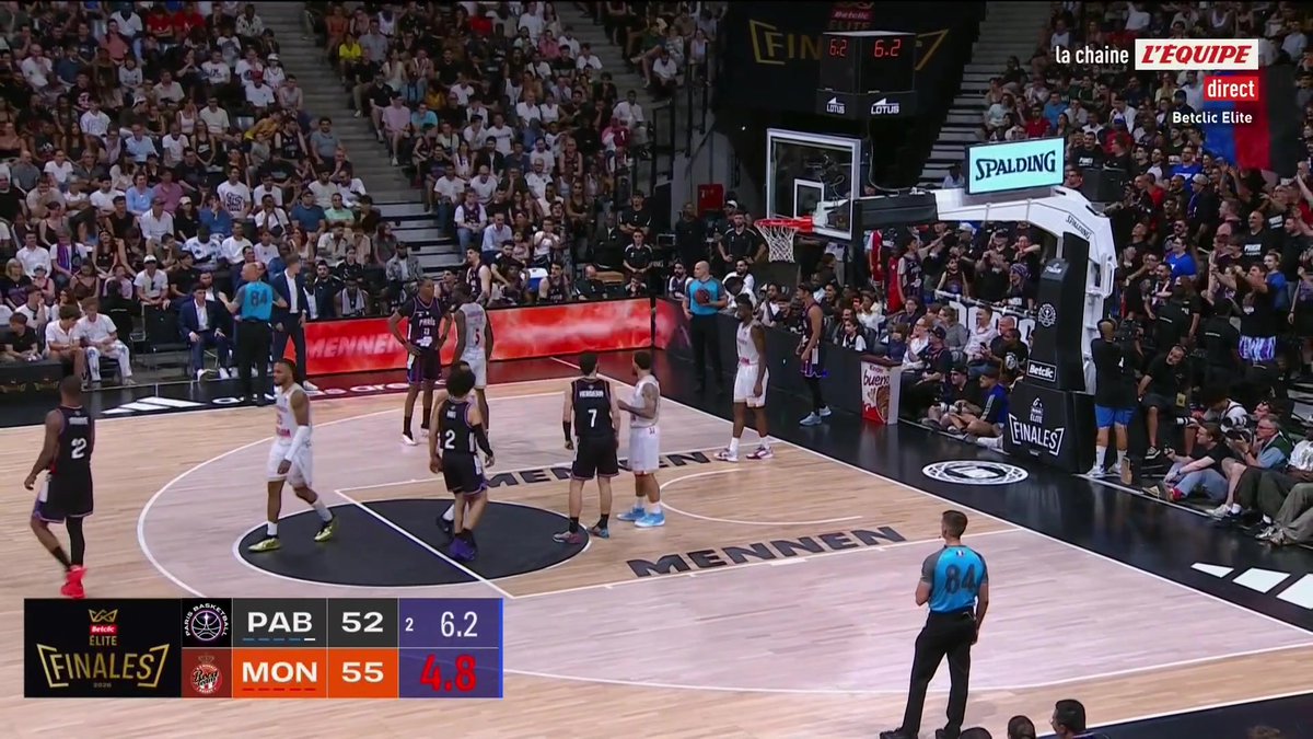 Monaco mène à la pause face à Paris (55-52) ! Le direct : #lequipeBASKET