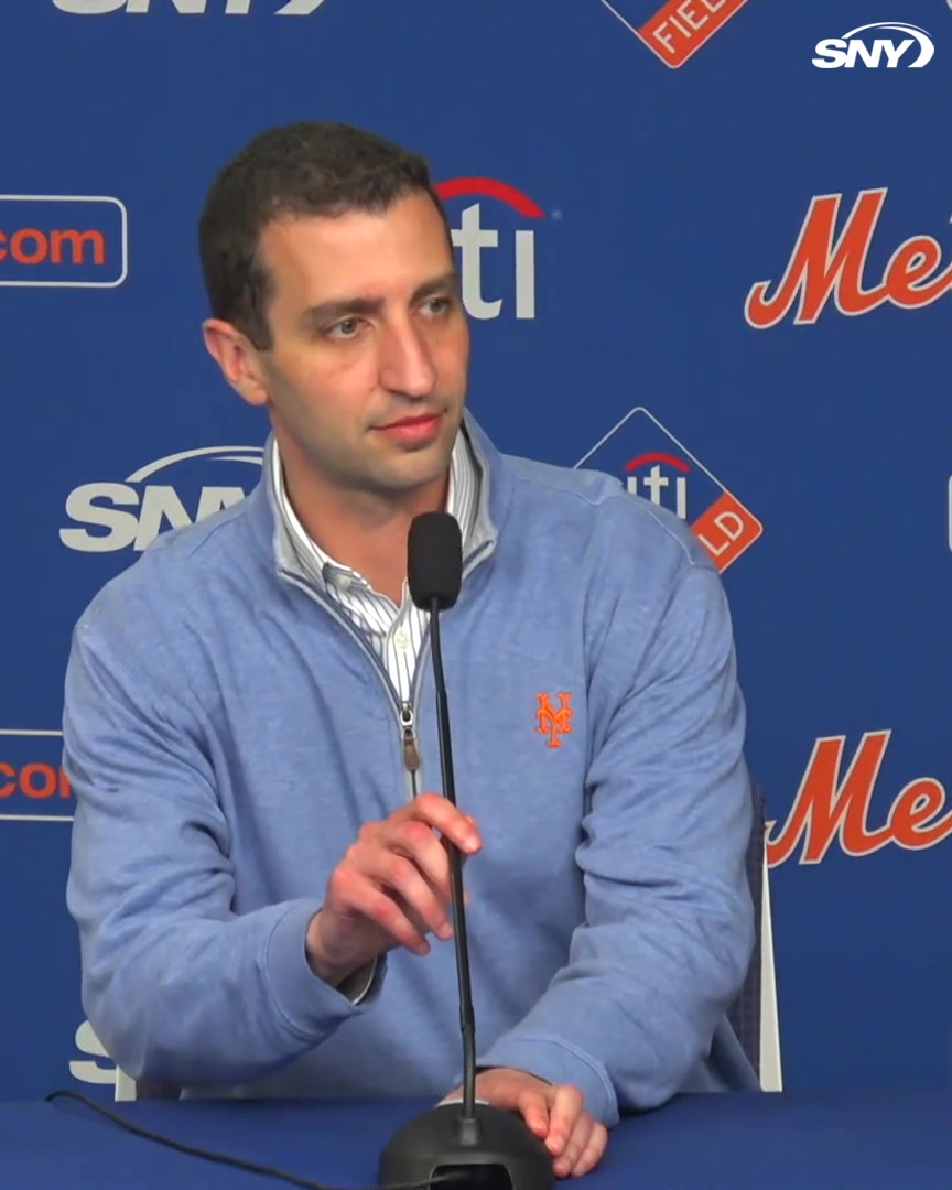 "Injury is part of it, that is real. We also haven't gotten the level of consistent performances from most of our rotation that we expected and that our players expected coming into the season." David Stearns talks about the Mets' starting pitching struggles: