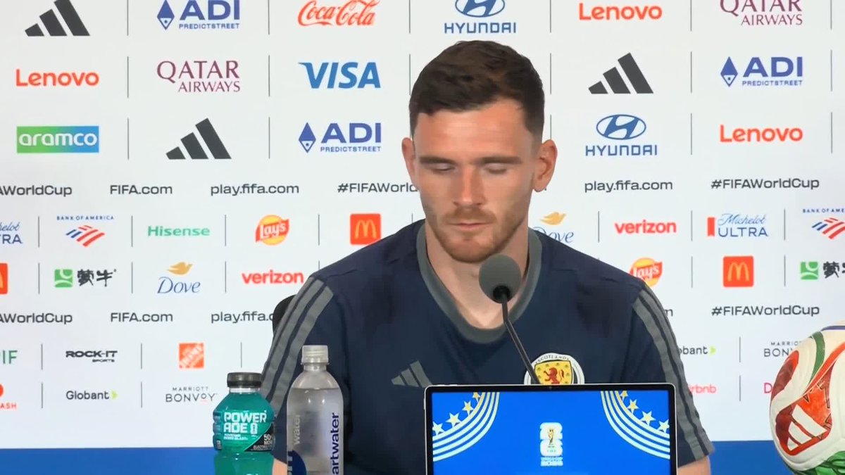 "We want to achieve history" Captain Andrew Robertson on Scotland's opportunity to make history in tomorrow's World Cup match against Brazil 💪