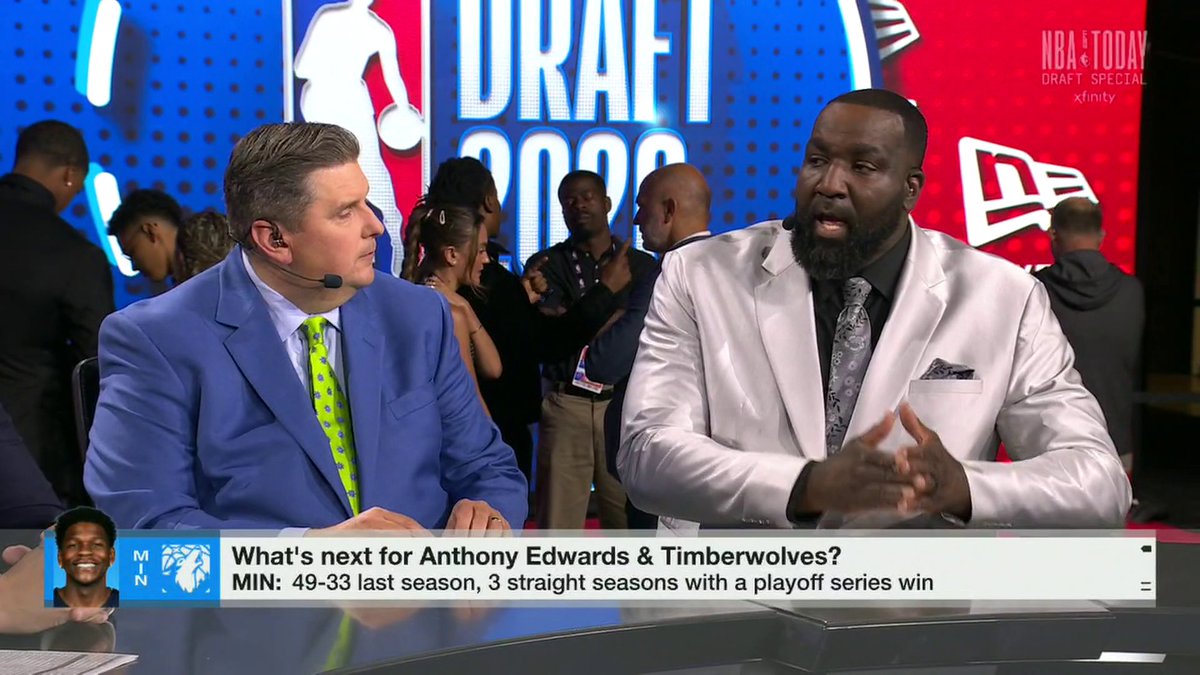 “History cannot repeat itself. They can’t allow [themselves] to lose Anthony Edwards.” Kendrick Perkins says the Timberwolves might have to make a splash by the trade deadline to keep their franchise star 👀