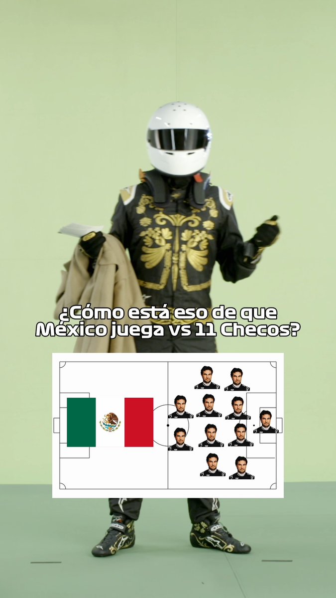 ¿Cómo dicen que era? 😂 😅 #F1 #ChecoPerez