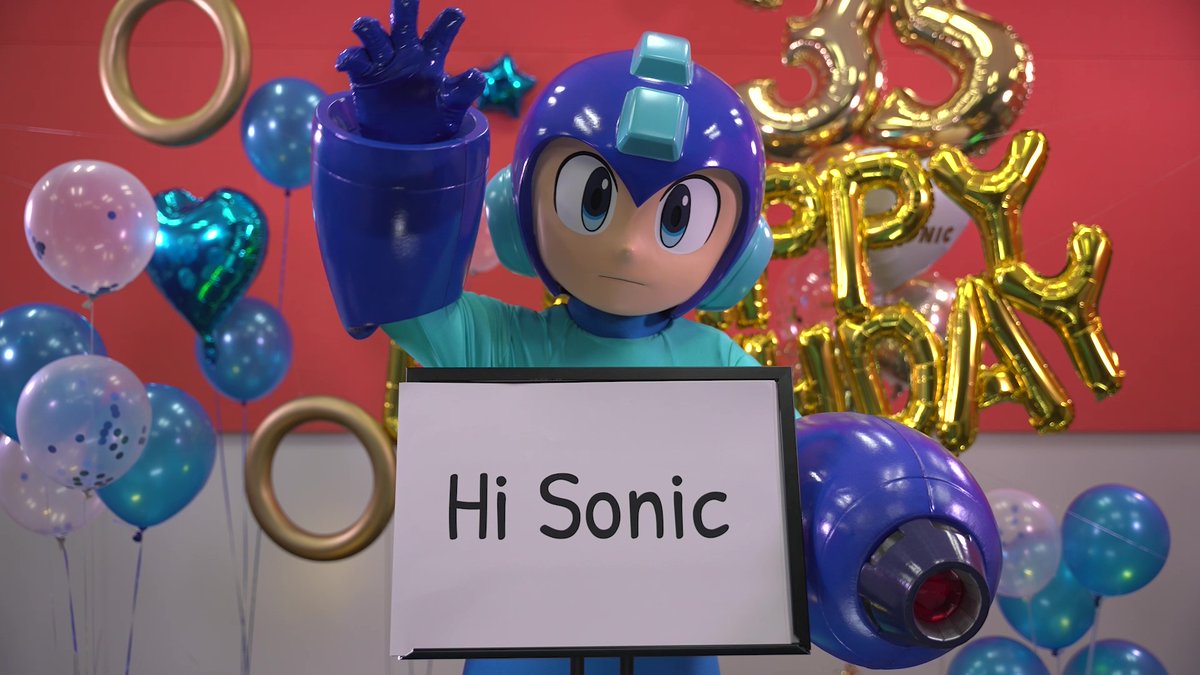 Birthdays are even more special when they're shared with friends, including a true blue one like Mega Man. Check out the sweet birthday message he sent our way, all the way from Japan!