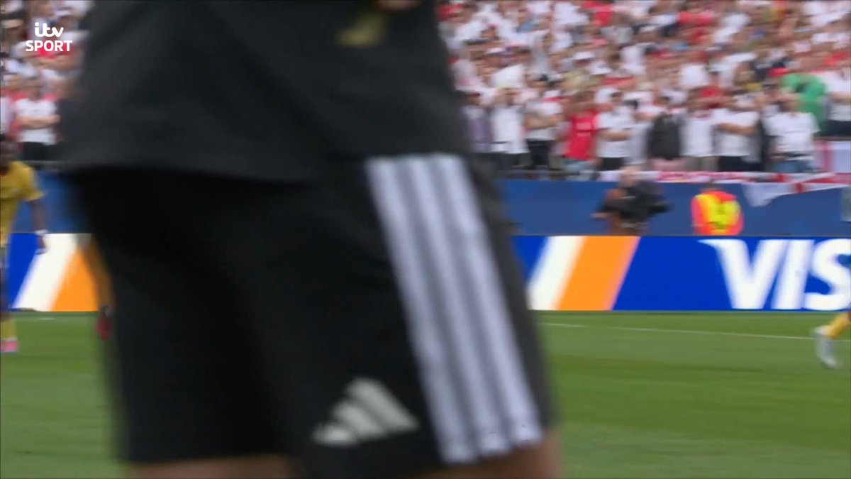 Nervous moments for England as Ghana looked through on goal but Antoine Semenyo was in the way of his teammates' shot...
