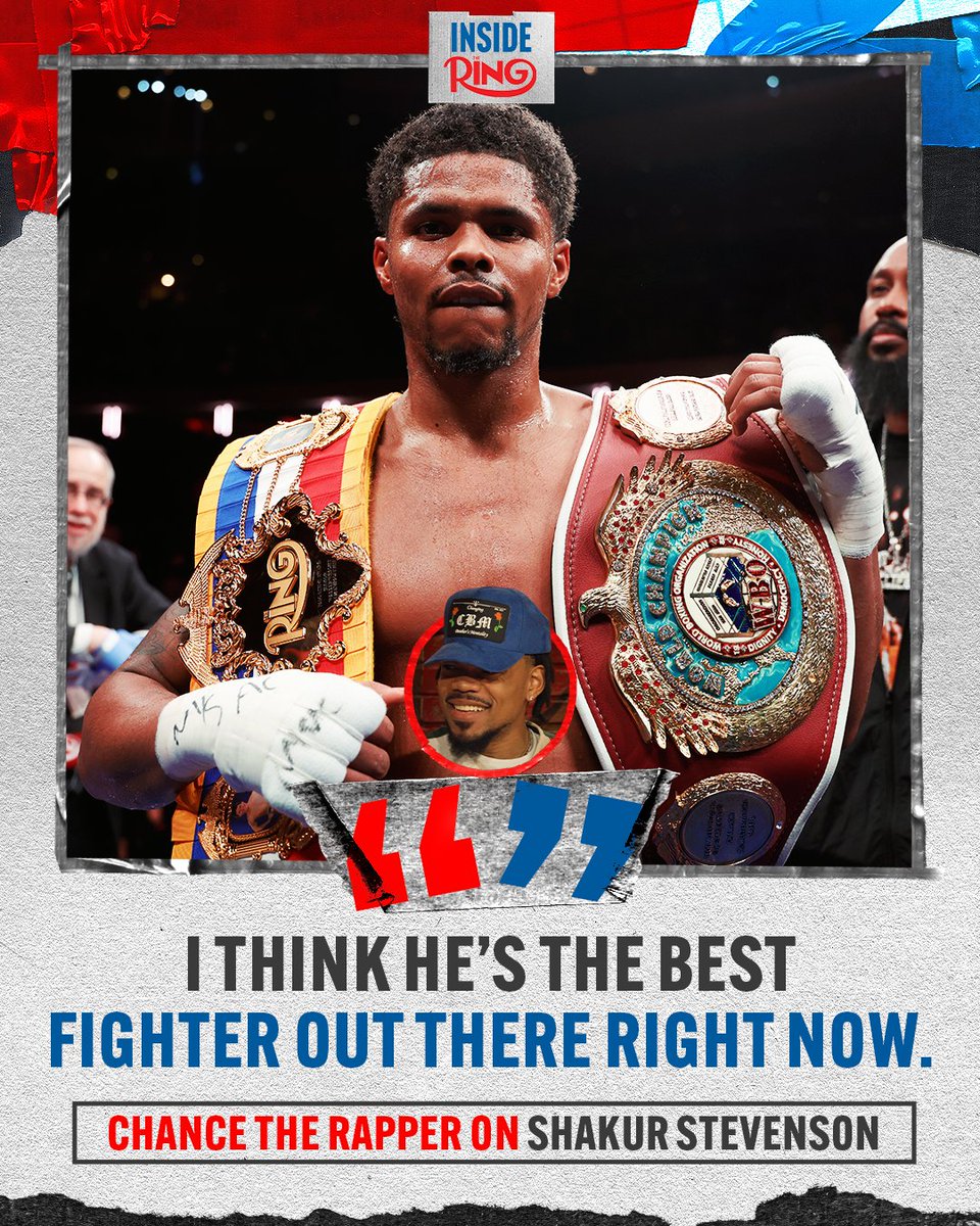 Chance the Rapper has a clear No. 1 👀 #InsideTheRing | Latest episode available on DAZN 📺