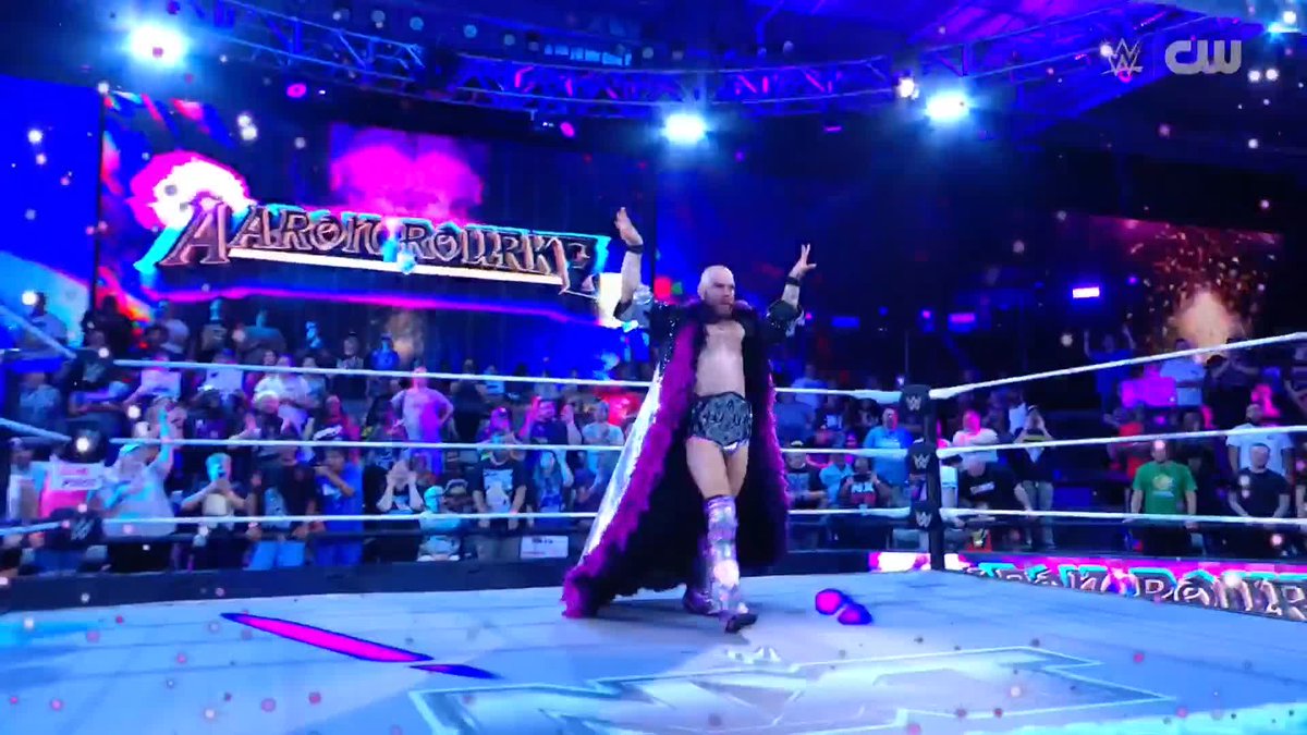 The WWE Evolve Men's Champion Aaron Rourke 🏳️🌈 is HERE! 🤩