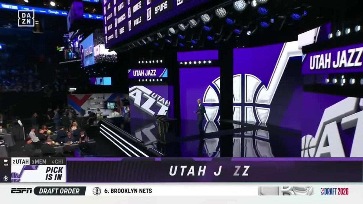 ⭐ Los Jazz ya tienen a su 𝗡𝗨𝗘𝗩𝗢 𝗝𝗨𝗚𝗔𝗗𝗢𝗥 𝗙𝗥𝗔𝗡𝗤𝗨𝗜𝗖𝗜𝗔. ¡Darryn Peterson, a los Utah Jazz! #NBAxDAZN 🏀 #NBADraft