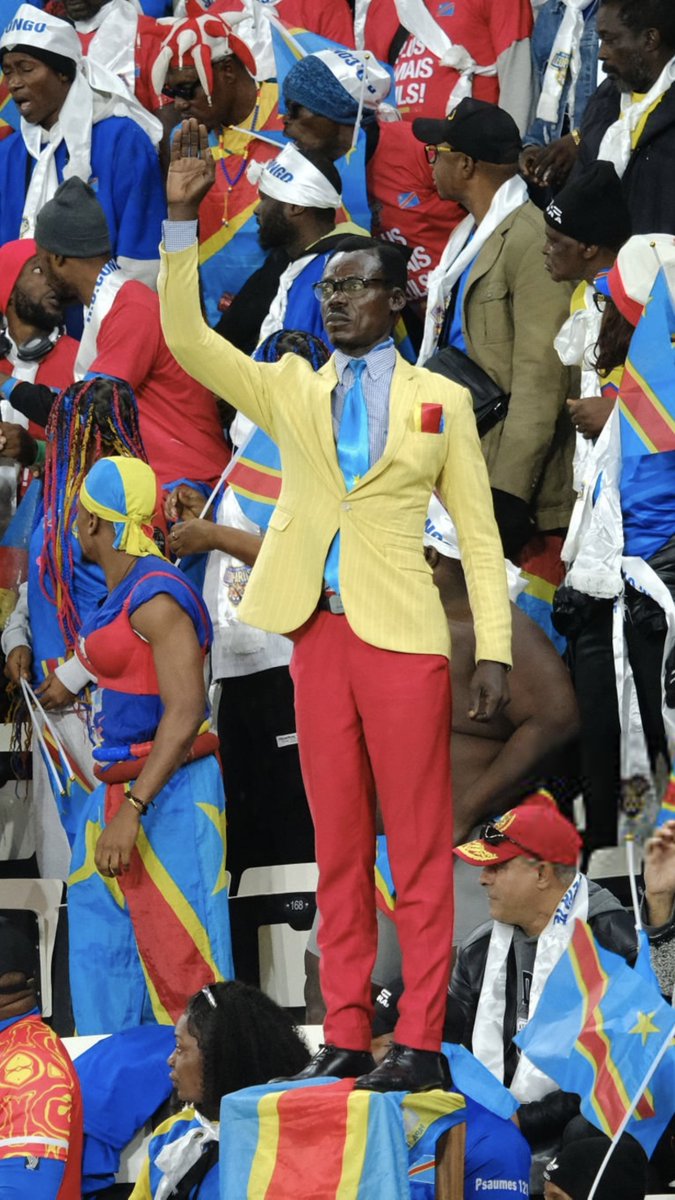 Lumumba. From the African stands to the world. For the Leopards. 🇨🇩 #FIFAWorldCup
