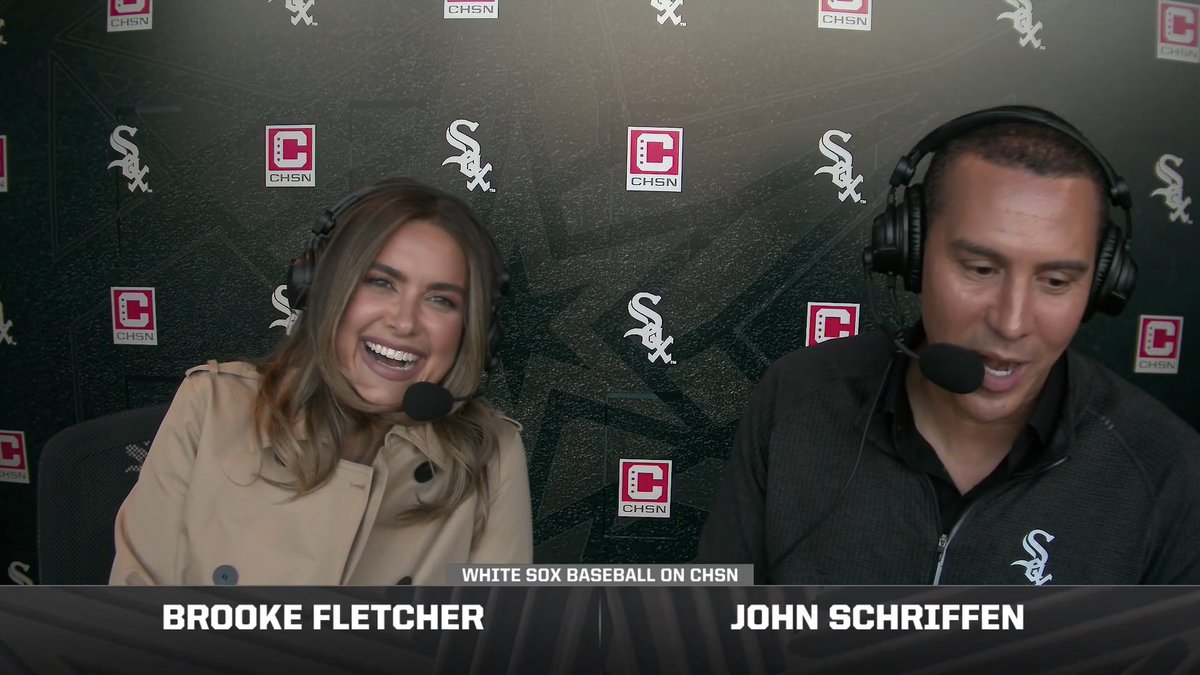 Brooke Fletcher is making history tonight as the first female TV analyst in @WhiteSox history! 👏