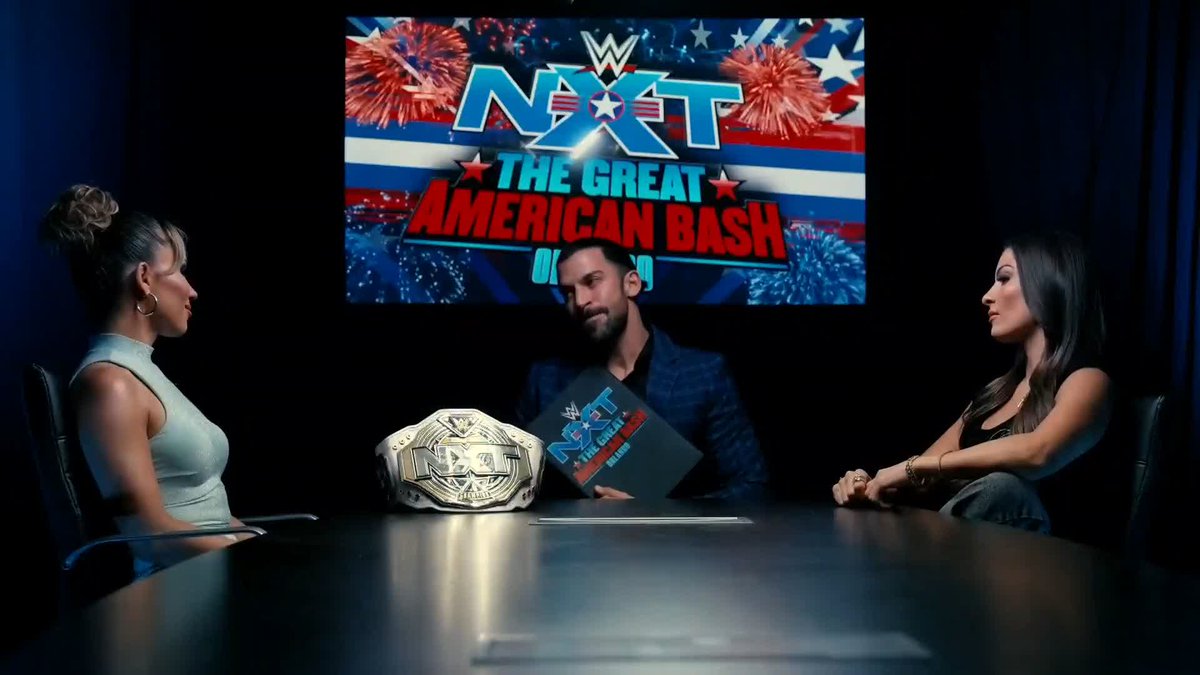 .Valerie Loureda and Kendal Grey have SIGNED the contract! ✍️ WHO will leave Great American Bash as the NXT Women's Champion?