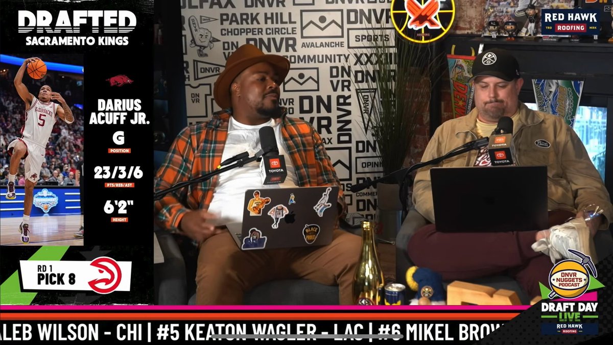 “That’s the BEST fit for the Nuggets right now.” 👀 Duvalier Johnson thinks Koa Peat is the ideal pick for Denver at No. 26 🎥⬇️