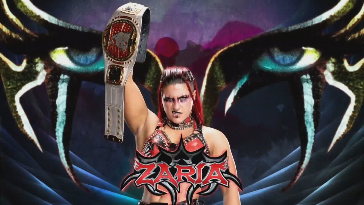 "You are addicted to pain" 👊 ZARIA has given Tater her rematch at the Great American Bash for the NXT Women's North American Title!