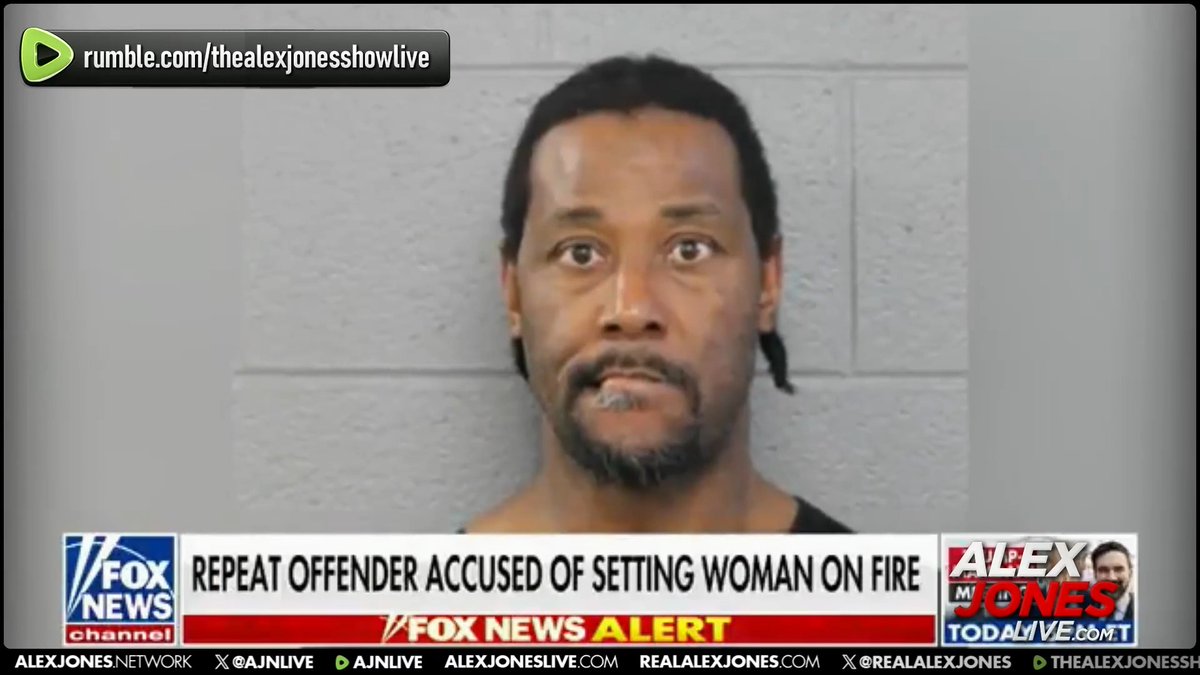 Update On Psychotic Lunatic Who Poured Gasoline On A Woman On A Chicago Train & Set Her On Fire! VIDEO: Leftist Judges In Chicago Released A Crazy Man From Jail Who Had Been Arrested More Than 72 Times For Violently Attacking Men, Women, & Children Upon His Latest Release, He Dumped Gasoline On A Woman Who Was A Complete Stranger To Him & LIT HER ON FIRE! 🚨WATCH/SHARE THE LIVE X STREAM: