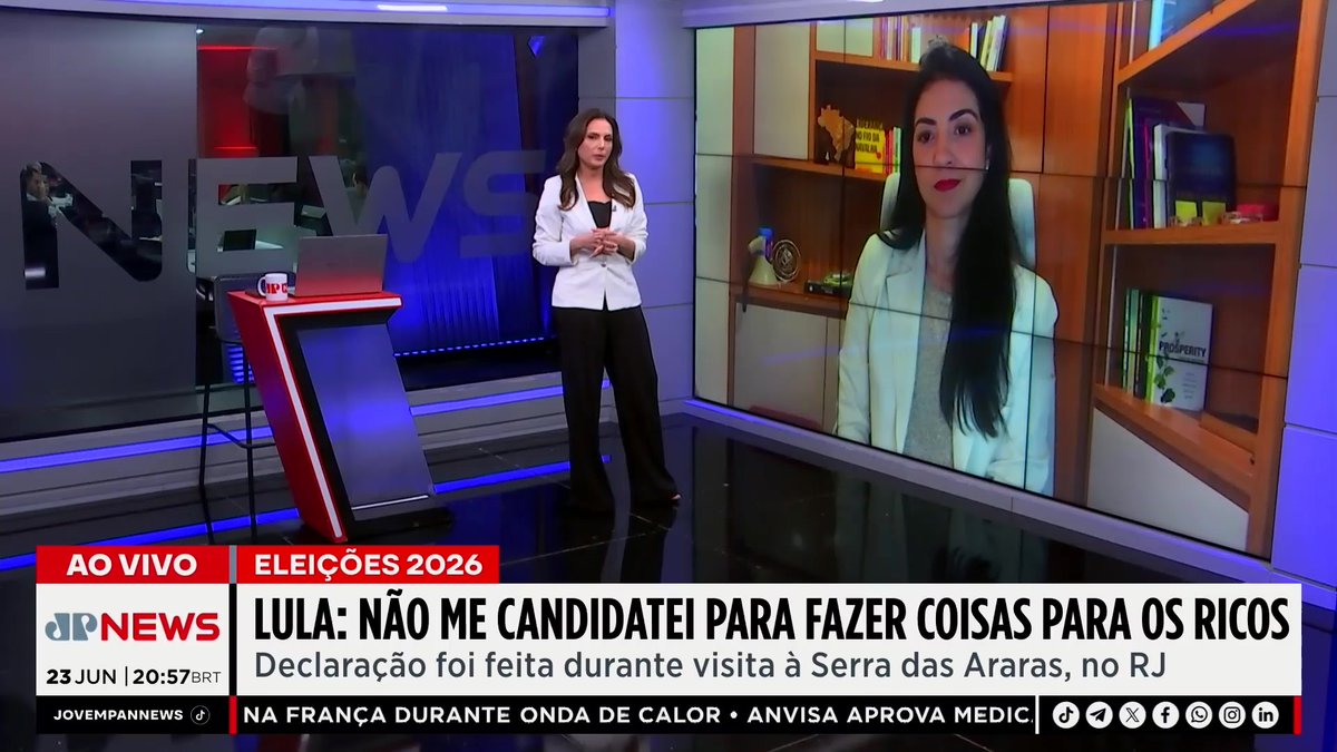 Lula: "Não me candidatei para fazer coisas para os ricos" 📺 Confira na JP News 👉 #JornalJovemPan