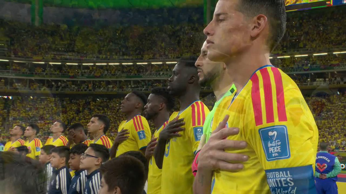 UN MOMENTO EMOCIONANTE EN MÉXICO: así sonó el Himno de Colombia en el partido ante RD Congo. ⚽ #ESPNMundial 📺 Mirá los mejores partidos de la #FIFAWorldCup por ESPN, en el Plan Premium de #DisneyPlus