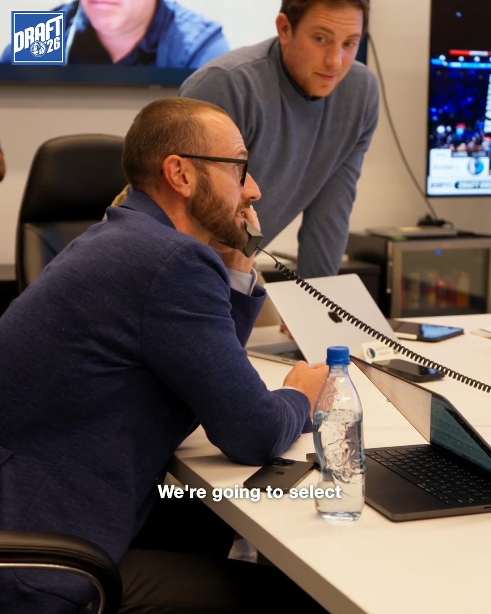 Live from the Draft Room 📞 #MavsDraft26
