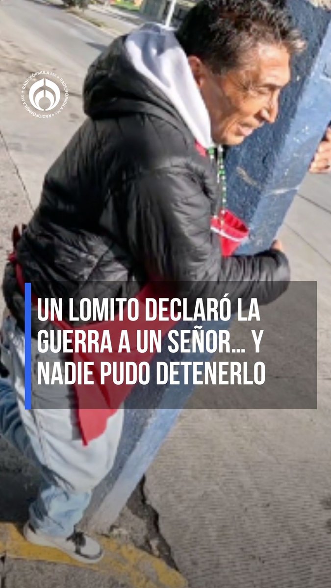 Lomito imparable 🐶 Motociclista intenta rescatar a un señor de un perro juguetón #RFmx #Imperdible