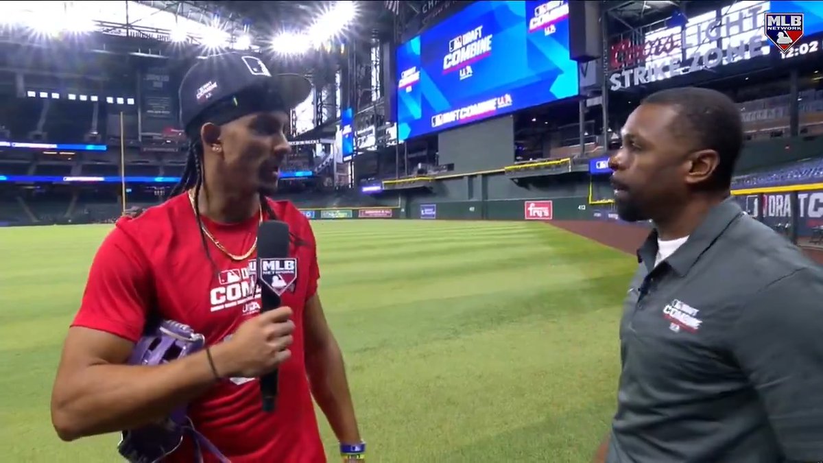 "That summer helped me a lot, having good coaches to be around [at the Hank Aaron Invitational and Breakthrough Series]." MLB Draft prospect Anthony Murphy credits his time with MLBDevelops for his growth as a player! 👏