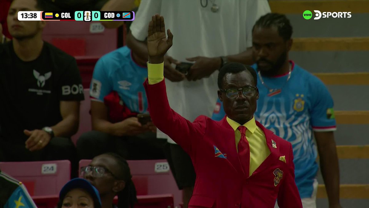 ‘Lumumba’, en la Copa del Mundo. Qué imagen. 😮‍💨🇨🇩