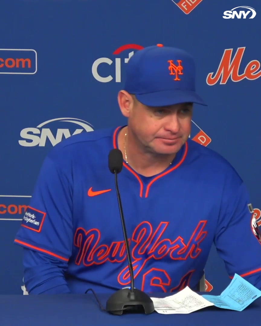 "Having outings like this are not going to cut it. I'm pretty sure we're going to have a decision but that ain't going to do it." Carlos Mendoza was asked how much longer the Mets can keep running Kodai Senga or any other ineffective players out there: